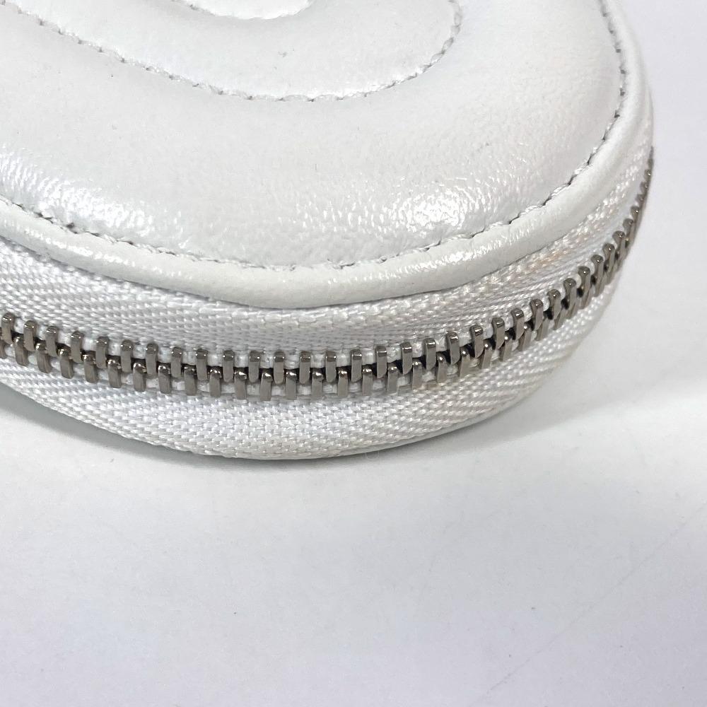 BVLGARI AMBUSH collaboration heart Coin Compartment Wallet coin purse White