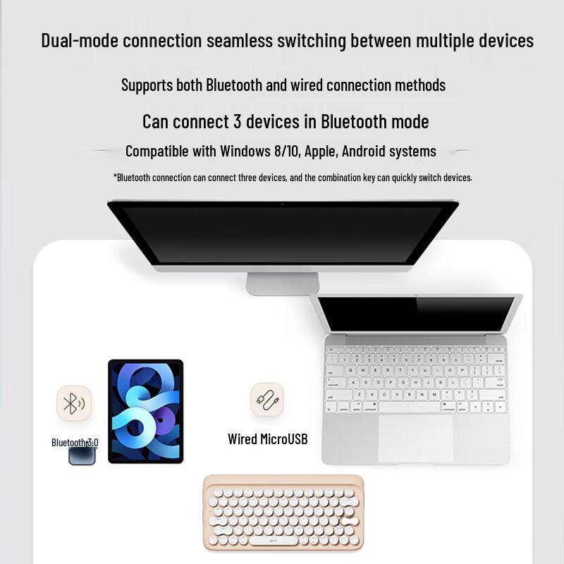 Lofree Dot Wireless Bluetooth Mechanical Keyboard