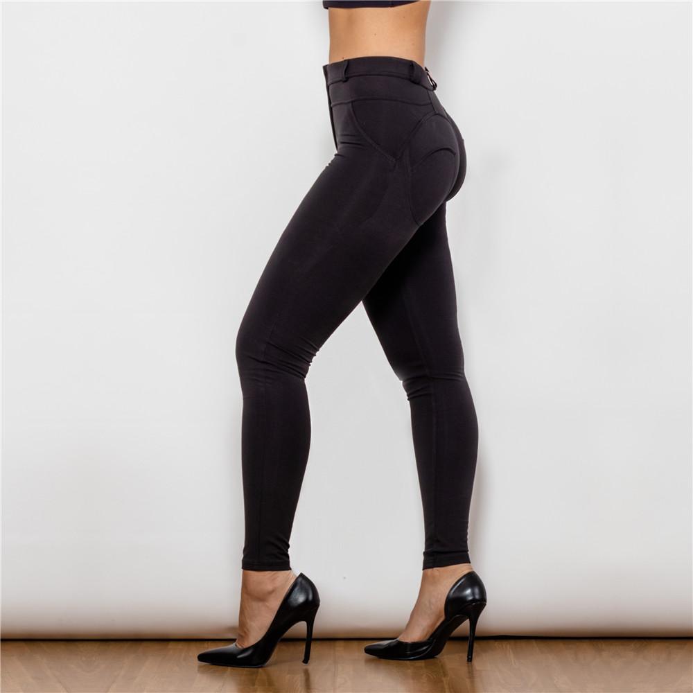 Shascullfites Push Up Legíny Jednobarevné Černé Pohodlné Prodyšné Fitness Strečové Legíny Střední Pas
