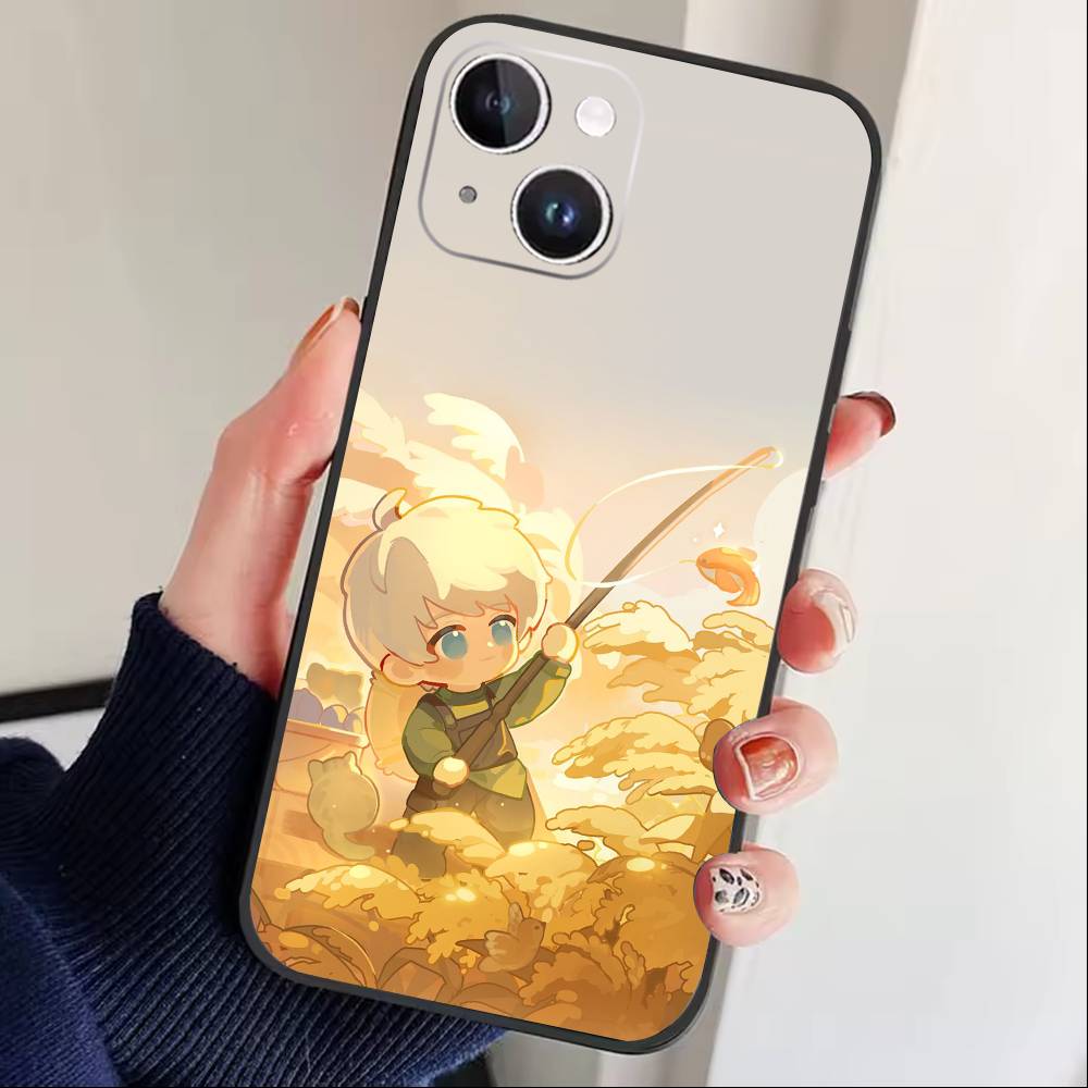 

G-Love And Deepspace Phone Case For iPhone17,16,15,14,13,12 Plus,Max Soft Silicone Black Cover iPhone16e