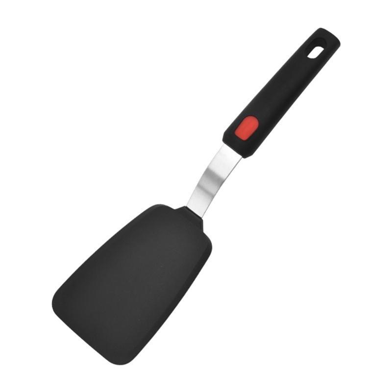 Multipurpose Nonstick Cooking Spatula Heat Resistant Silicone Turner for Eggs Vegetables and Meats Kitchen Utensils