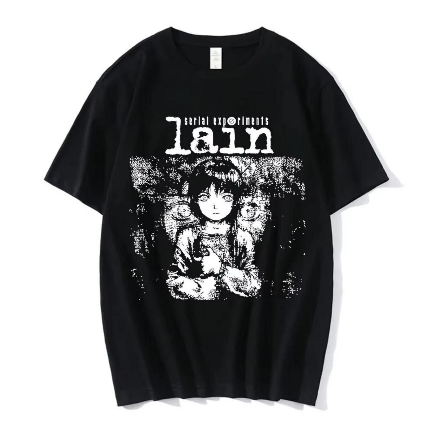 

Japanese-style Cyberpunk Loose T-shirt Pure Cotton Peripheral T-shirt Designed for Fans High Quality for Anime Enthusiasts XXXXXL чорний