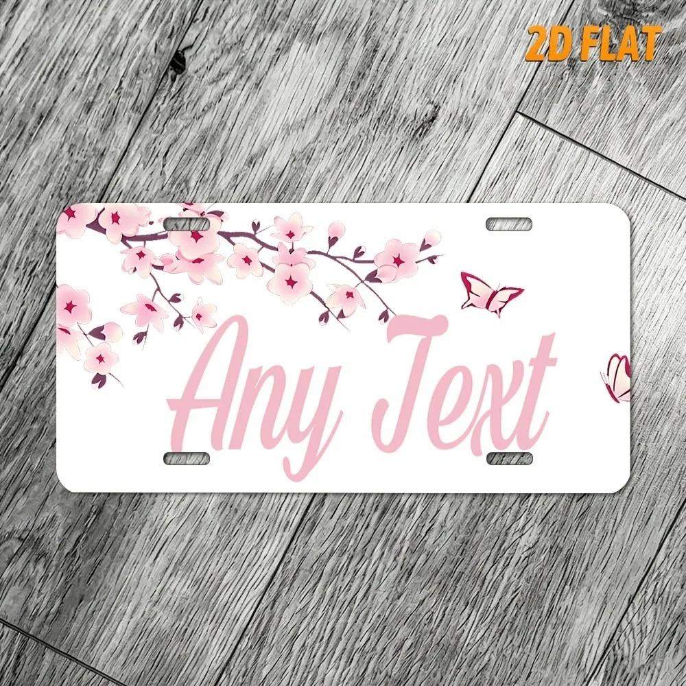 Personalized Plant-Themed 2D Flat Plaque Custom Text 30x15cm Home Garden Decor