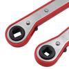 Refrigeration Ratchet Wrench Conditioning Service Wrench 4 Different Sizes 1/4 X 3/16 Square X 3/8 X 5/16 Square
