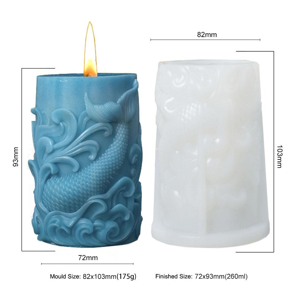 Ahornblatt Zylinderkerze Silikonform DIY Kerzenform Gips Aromatherapie Handgemachte Dekoration Epoxidform