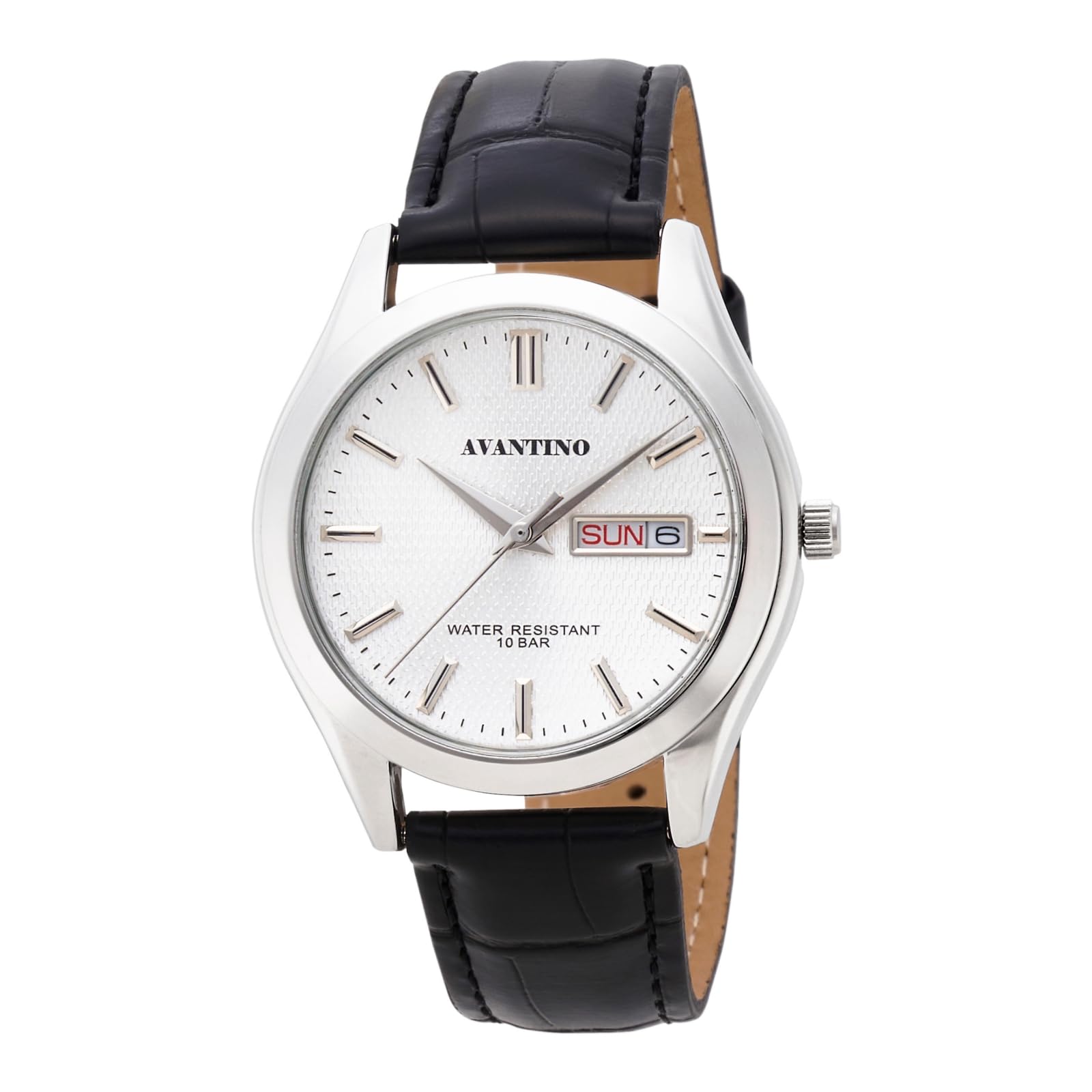 

[Klefer] Аналоговые мужские часы Avantino Silver AV-AM399-SVS Черный