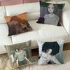 Tears on a Withered Flower Square  Pillow Case Square Double-Sided Sofa Cushion Cover Bedroom Bedside Pillow