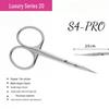 S4-PRO Curved Cuticle Nipper: Russian Swan Handle, Ukrainian Stainless Steel, Professional Grade