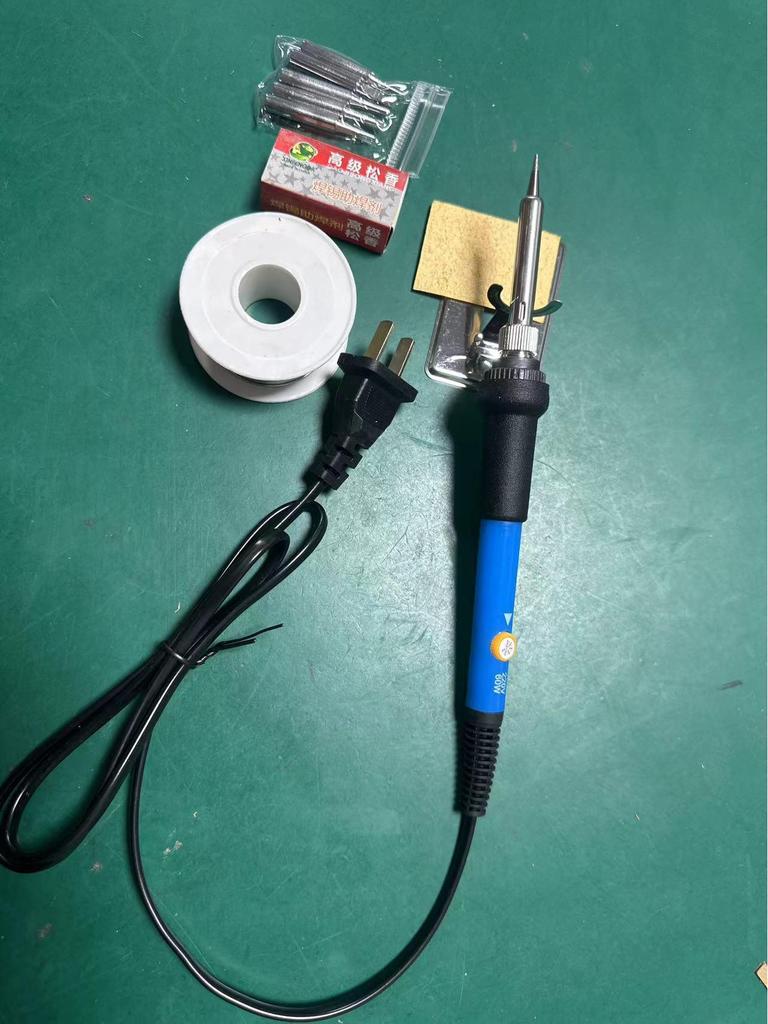 Adjustable 60W Electric Soldering Iron Kit for Household and Repair Use