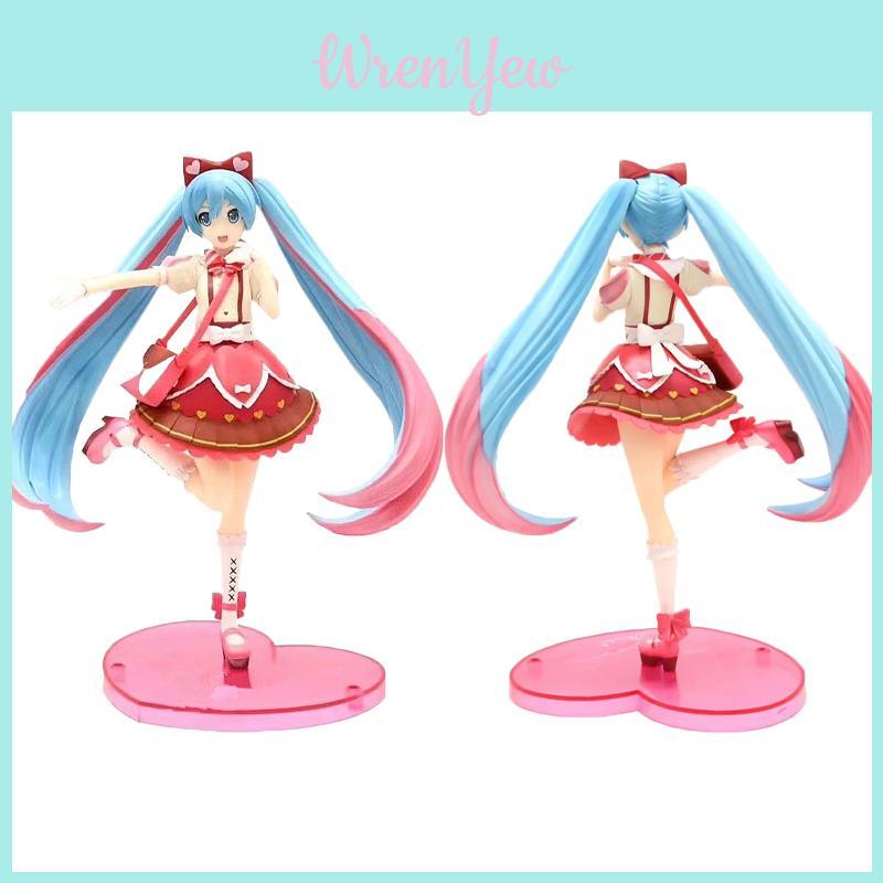 Exquisite Kawaii Anime Hatsune Miku Figure With Beautiful Blue Hair For Collectors