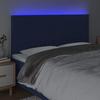 VidaXL Tête de Lit à LED Meuble de Chambre à Coucher Accessoire de Lit Double Tête de Cadre de Lit Intérieur Bleu 3122682