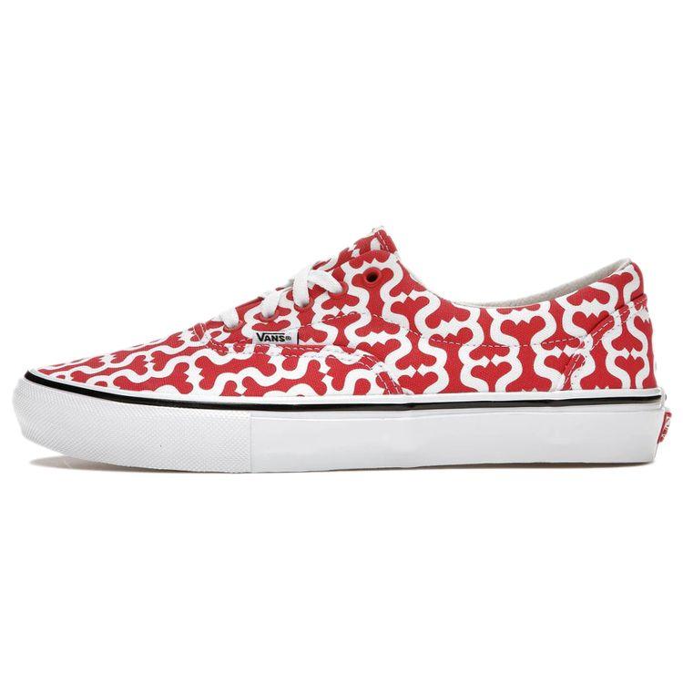 Supreme x Vans Era Монограмма S - Красные Унисекс Кроссовки Белые VN0A5KRV5XS 42