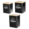 Portable Garlic Storage Bin Set Iron Bamboo Kitchen Container with Ventilation for Vegetable Freshness