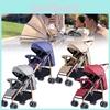 Baby Four Wheeled Stroller Lightweight Foldable Convertible Seat Outdoor Tools