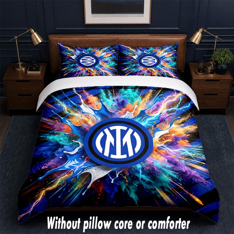 Borussia Dortmund Design Bed Bedding Set 1 Duvet Cover + 2 Pillowcases Soft Breathable Household Bed Linens