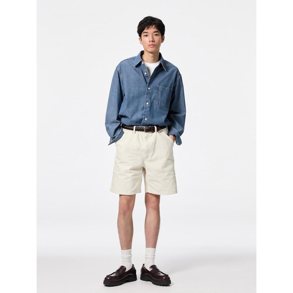 

Gu By Uniqlo Painter Shorts 01 OFF WHITE/XS