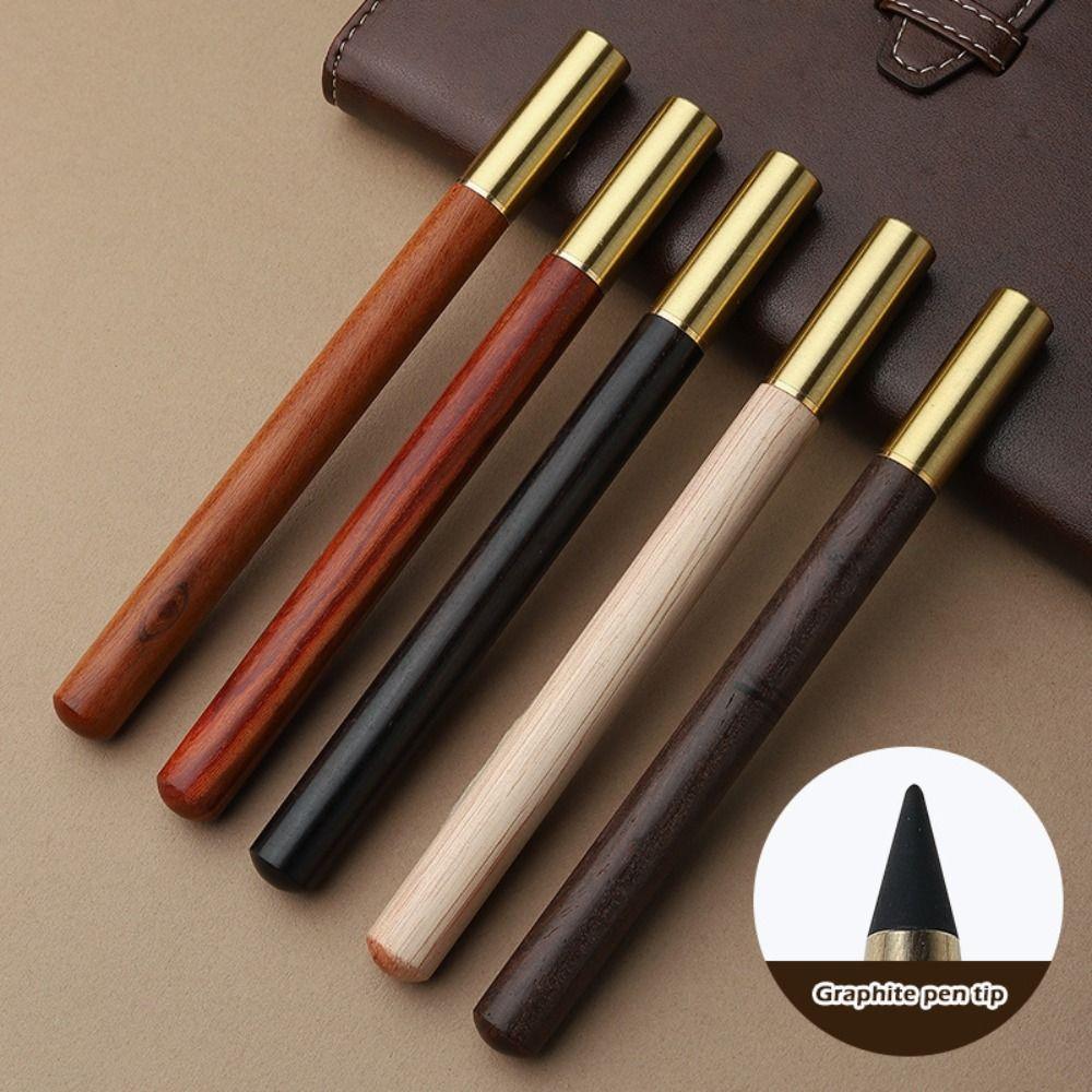 Durable Wooden Pencil No Ink Non-Sharpening Unlimited Writing Pencil Infinity Pencils Stationery