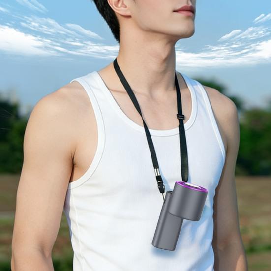 Handheld Cooling Fan 90 Degree Adjustable Foldable Mini Fan with Ice Cooling Personal Air Conditioner for Travel Office Outdoor