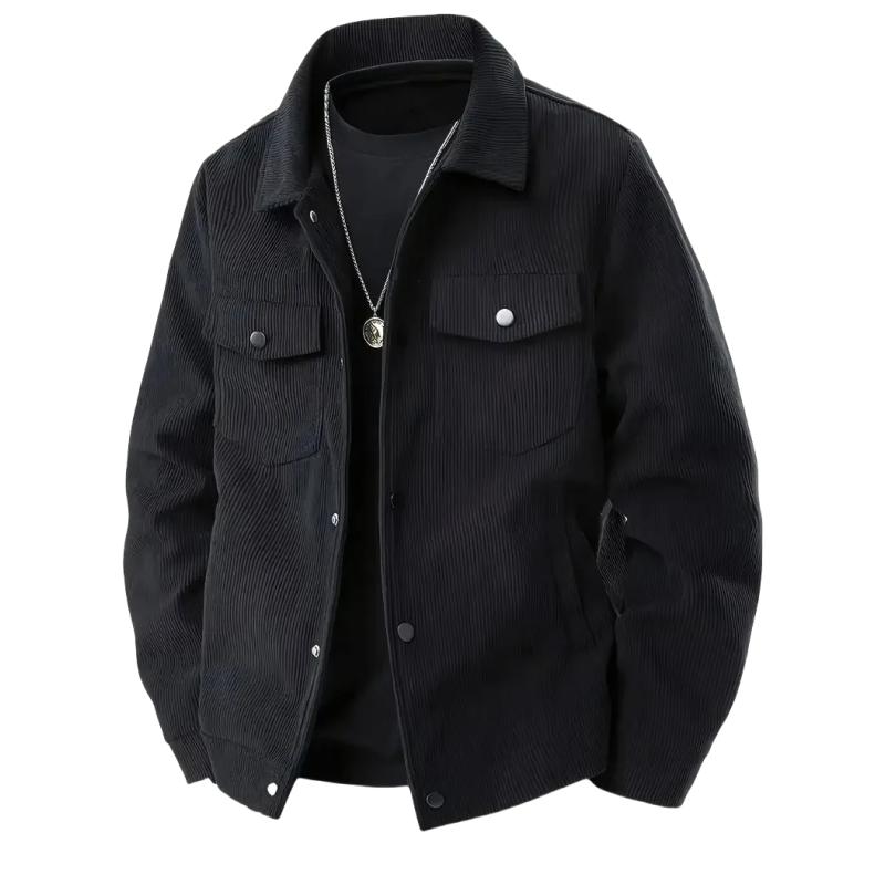 2026 Spring Autumn Men Corduroy Jacket Men Casual Fashion Workwear Shirt Man Business Casual Top Male Soild Color Outerwear