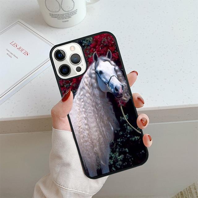 Handsome Horse Animal Phone Case For iPhone 17 Air 14 15 16 13 12 Cover For Apple 14 15 16 Pro Max Plus Coque