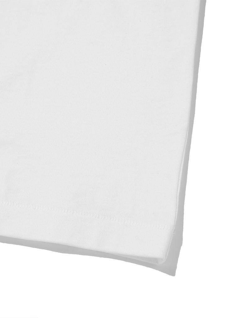 Punched Drunk Parties Circle Logo Narrow Tee (White)