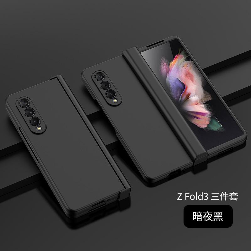 Case for Samsung Galaxy Z Fold 7 6 5 4 3 Hinge Protective Shell Full Coverage With Holder Kickstand Tough Case Magnetic Plain