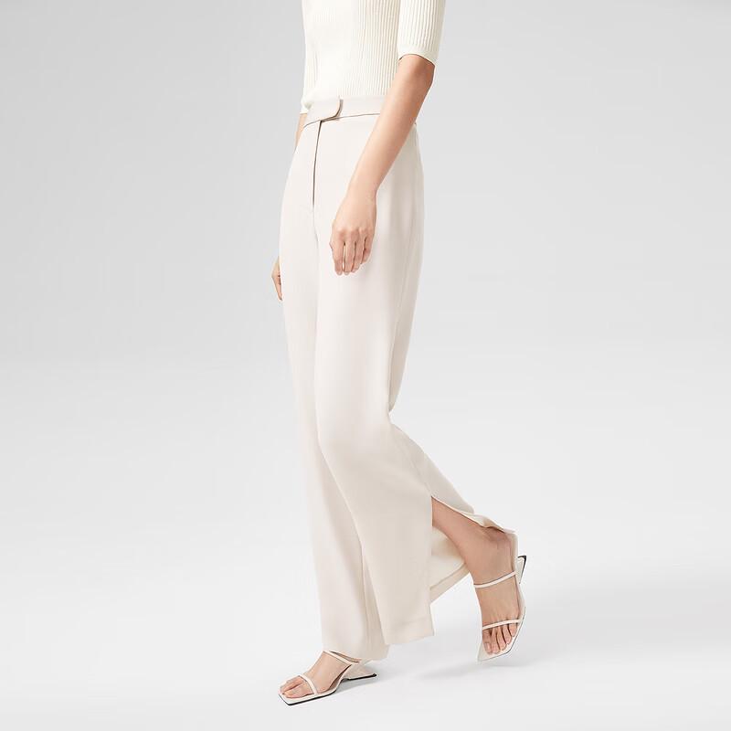 

OVVOVV Женские брюки прямого кроя с разрезом M