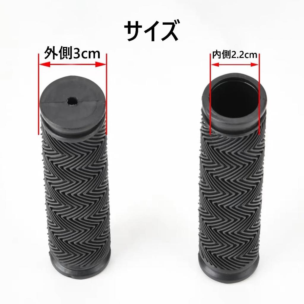 Manopola Manubrio Bicicletta Coprimanopole Gomma Antiscivolo Diametro Interno 22mm