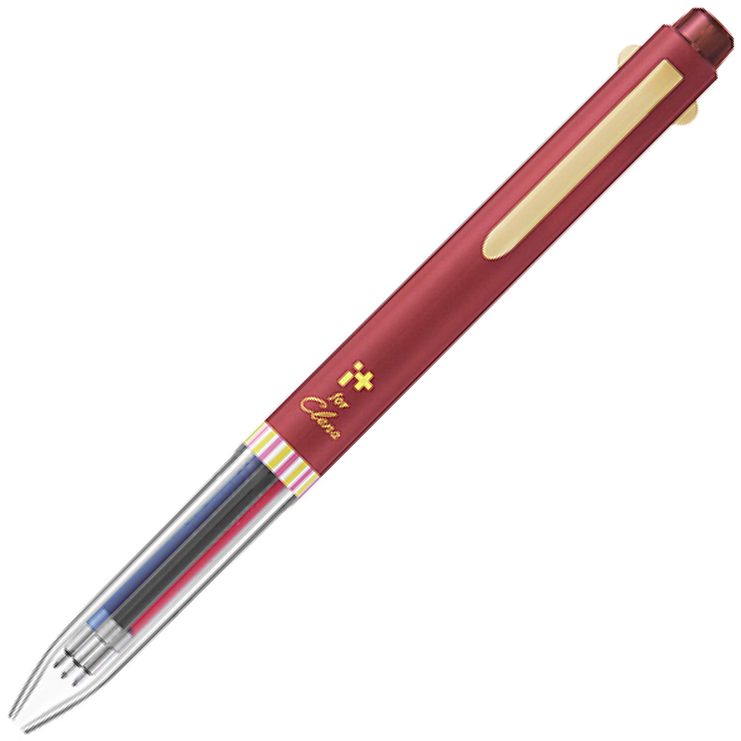 Шариковая ручка Pentel Crena Ограниченная серия BGH34LCRB Бордовый 04 3-цветная i+