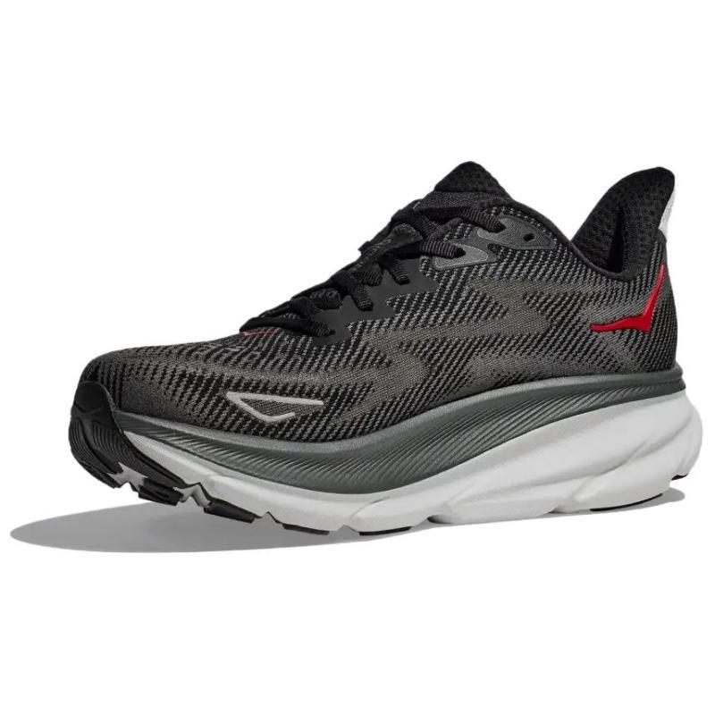 HOKA ONE ONE Clifton 9 Black Outer Orbit Sneakers 1127895-BCKT