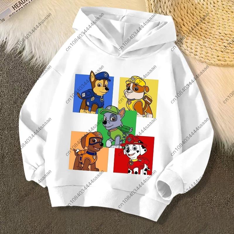 PAW Patrols Cartoon Chase Skye Kids Sweatshirt Printed Hoodie Trendy Long Sleeve Hoodies Girls Tops Clothing Boys Clothes Gifts