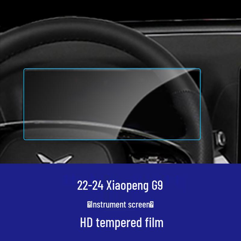 "Explosion-Proof Tempered Film Protector for Xiaopeng G3i, G6, G9, X9 Navigation Display"
