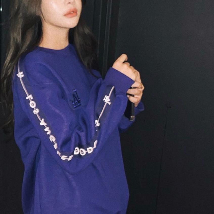 New MLB Sweatshirt Men's Royal Blue 31MTF4961-07U