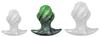 Plug Bulluk M 7.5 x 5 cm Vert - Alienastic - Godes insolites