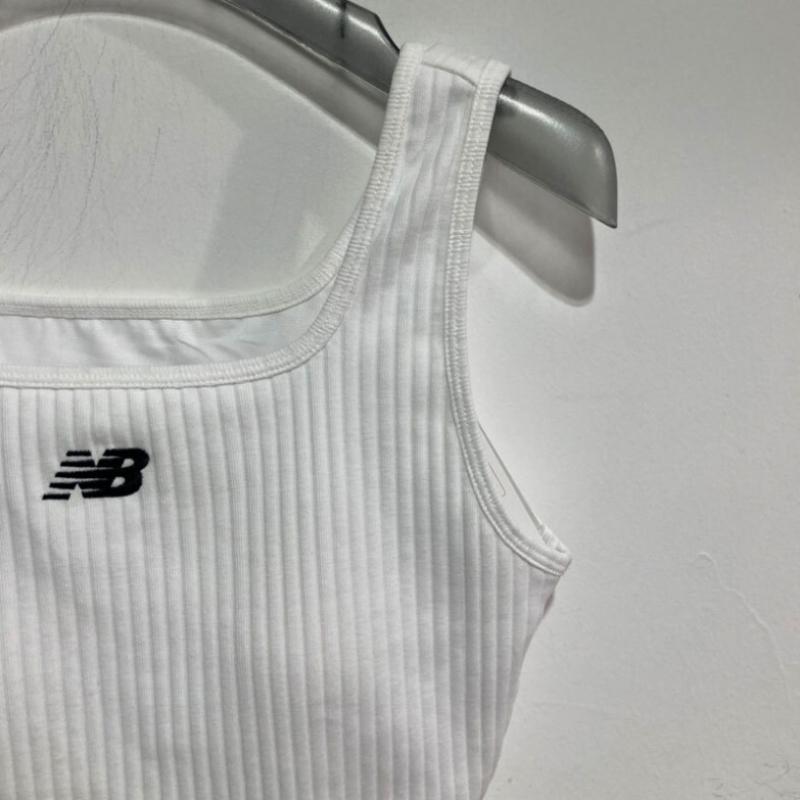 NeW Balance W Soft Ribbed Crop Top nbngf2W312 White
