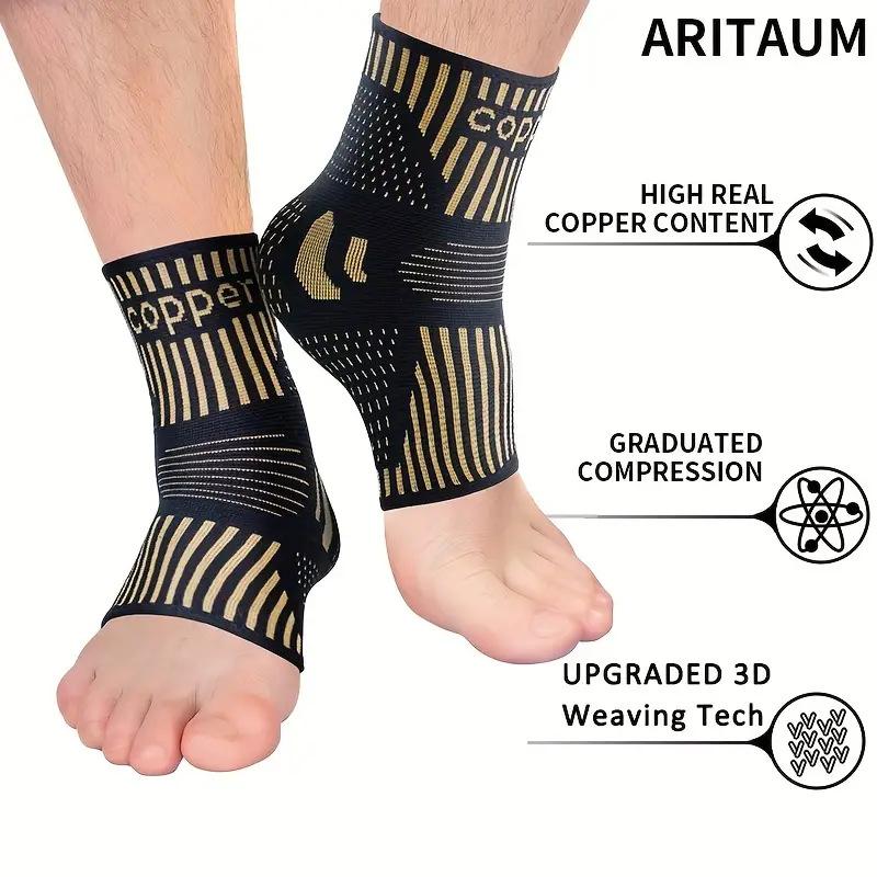 Sports Ankle Protection Copper Fiber Nylon Knitted Ankle Protection Breathable Pressurized Copper Ion  Ankle Protection Ankle and Ankle Protection