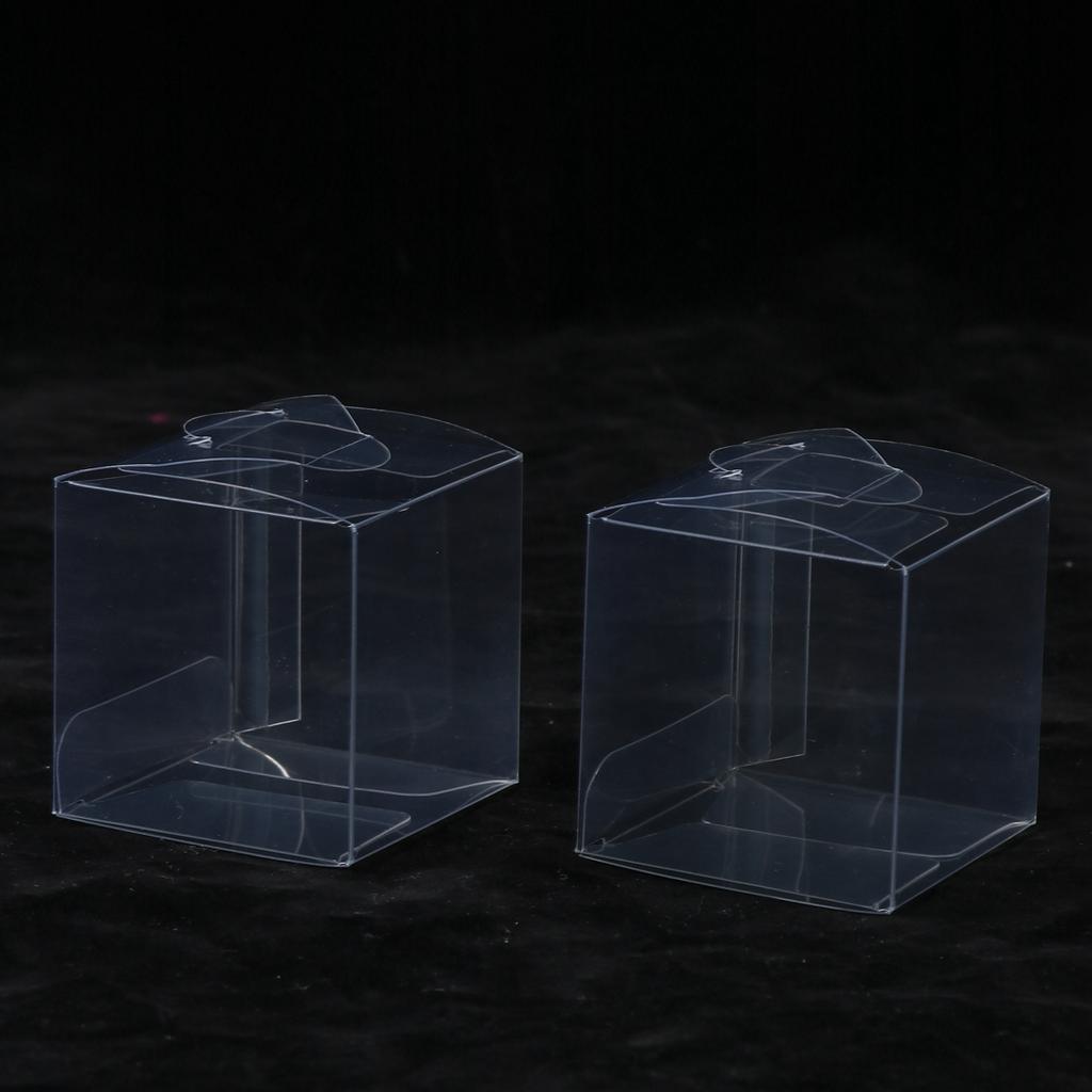 Multi-size Transparent PVC Plastic Box Candy Chocolate Cookies Toy Gift Packaging Box Jewelry Display Boxes Wedding Party Favors