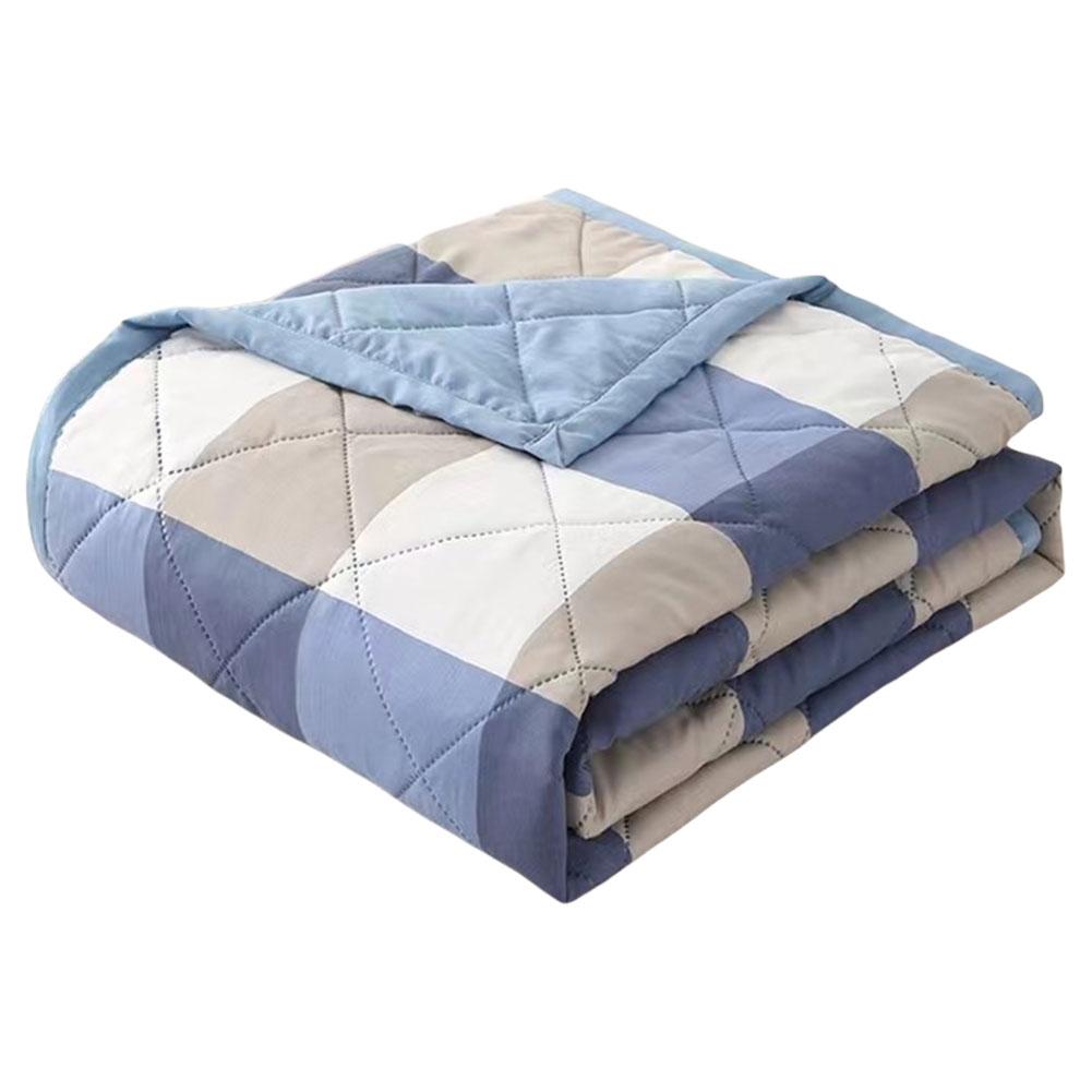Cooling Blanket for Bed Silk Air Condition Comforter Lightweight Cooled Summer Quilt with Double Side Cold&Cooling Fabric GradeA