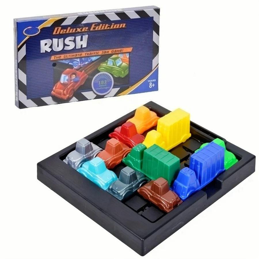 

Puzzle Traffic Rush Game for Kids Fun Racing Car Logical Reasoning Strategy Games Educational Challenge Toy for Children