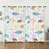 Curtains Animals Turtles Sunflower Curtains Digital Printing Blackout Curtains No Punching