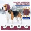Geräuschunterdrückender Hund beruhigender Snood, verstellbarer Anti-Angst-Ohrenschutz für Haustiere zur Linderung von Gewitter- und Feuerwerkstress