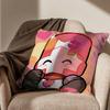 Game Blue Red Castle Crashers Pillow Case Anti-dustmite Pillowcase Invisible zipper silky short plush Sofa cushion cover