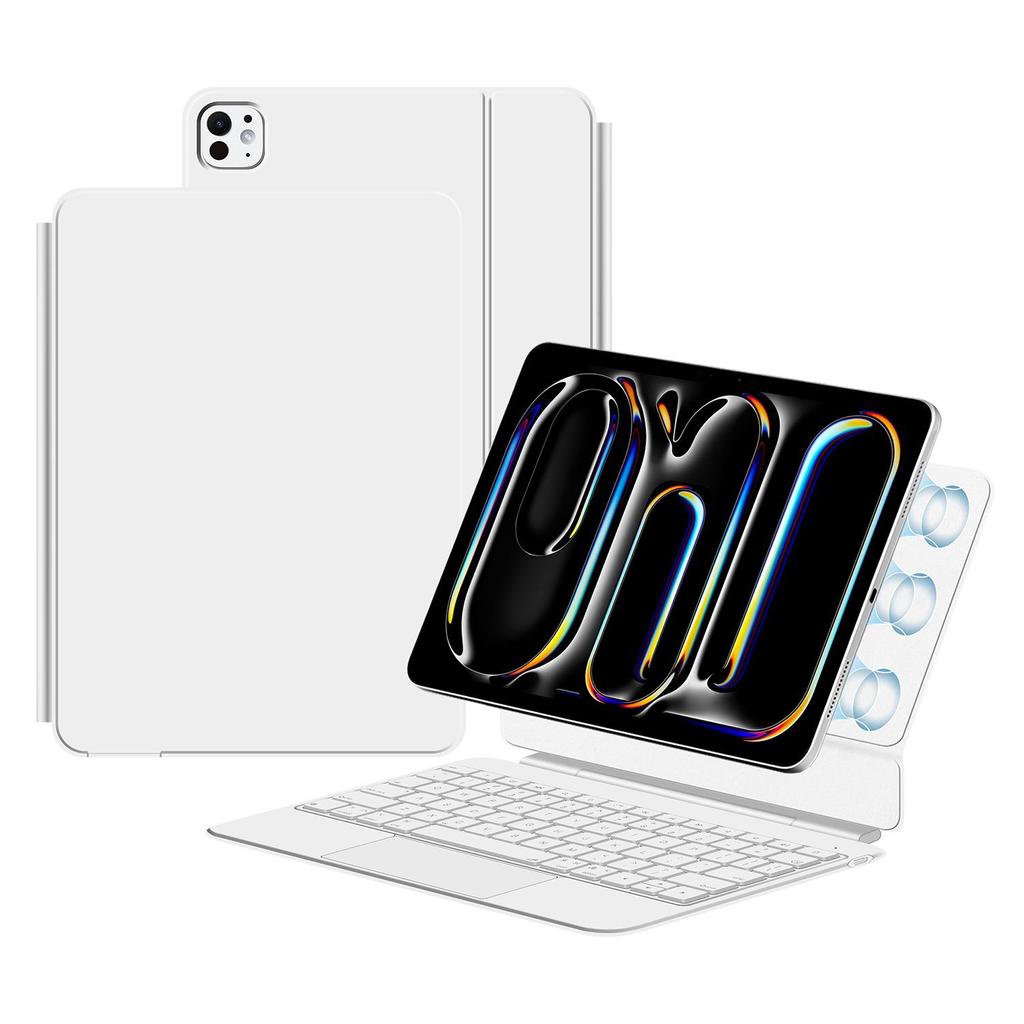iPad Tablet Bluetooth Touch Keyboard: Compatible with 6-row Magic Keyboard for iPad Air7/6, Pro13, Second Generation
