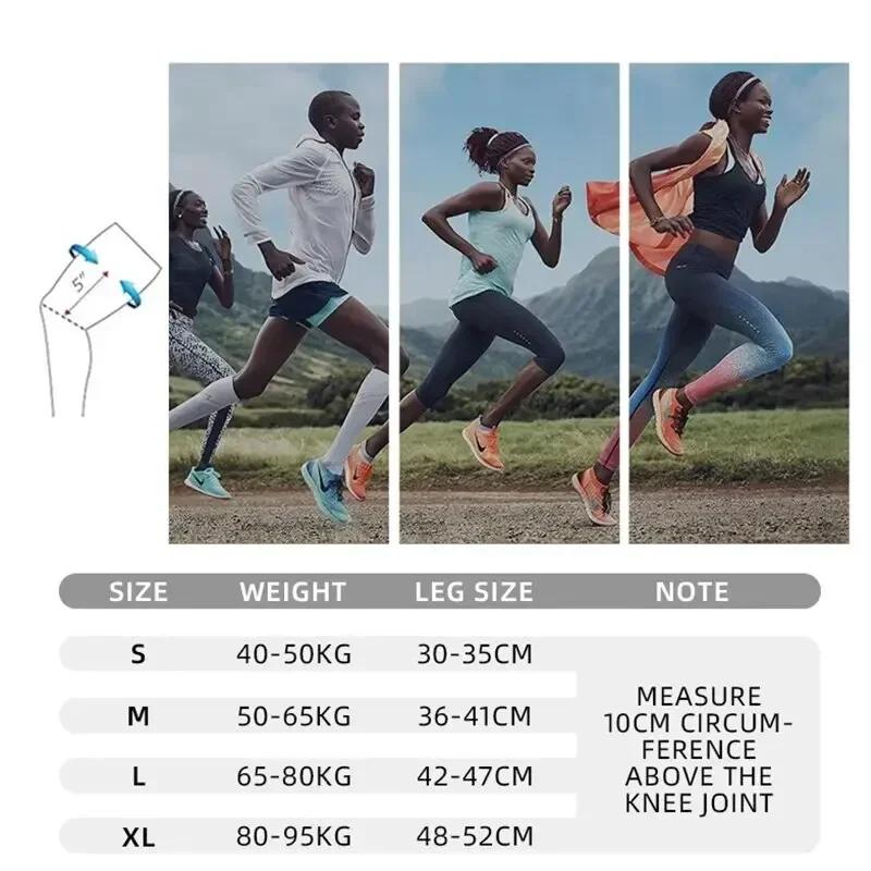 1pcs Knee Compressions Sleeve with Adjustable Straps for Running Working Out and Sports Wearing All Day