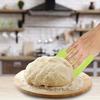 PULABO 2-Piece Dough & Bowl Scraper, BPA-Free Plastic Dough Cutter, Thick and Flexible Bowl Scraper, Multi-Purpose Scraper for Home and Kitchen Use, R