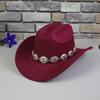 1PC Western Cowboy Hat for Women's Photo Props Cowgirl Jazz Hats Party Dress Cap Sombrero Hombre