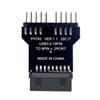 USB Splitter 19Pin USB3.0 To 2x9Pin Expansion Converters For PC Motherboards Supports Argb Lighting & Water Coolers