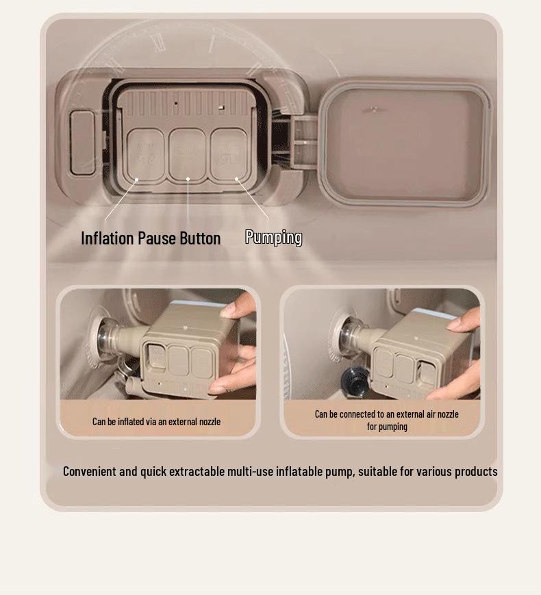 Inflatable Sofa & Bed: Portable Outdoor & Indoor Mat for Camping & Naps