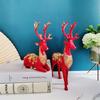 New Chinese Style Elk Living Room TV Cabinet Entrance Decoration Ornaments Creative Resin Crafts Opening Housewarming Gifts