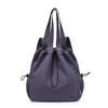 Mochila con cordón elegante de gran capacidad, bolso de mano informal para mujer